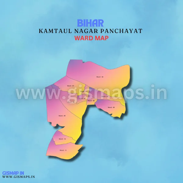 Kamtaul Nagar Panchayat Ward Map